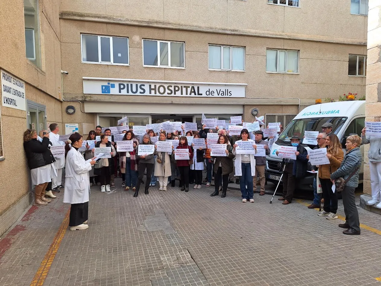 El personal sanitari del Pius Hospital denuncia el deteriorament progressiu del les condicions laborals