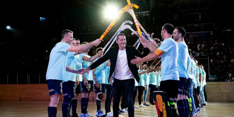El dorsal d'Aitor Egurrola ja és al capdamunt del Palau Blaugrana