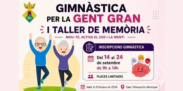 La Pobla de Montornès impulsa classes de gimnàstica per a la gent gran i tallers de memòria