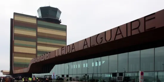 L'Aeroport de Lleida atrau de moment pocs esquiadors al Pirineu