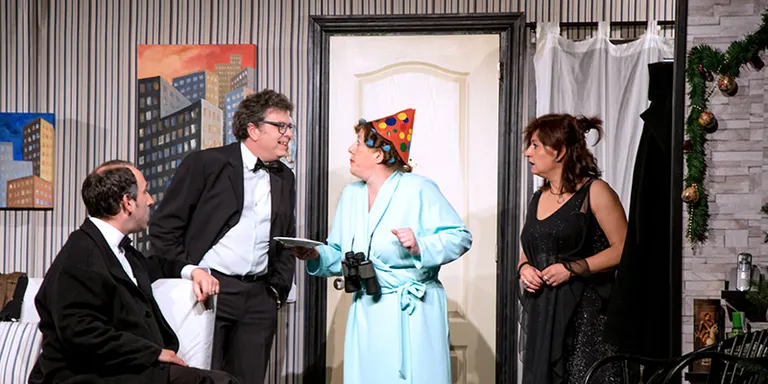 'La cançó de les mentides' és la comèdia que es representa dins el Concurs de Teatre Amateur