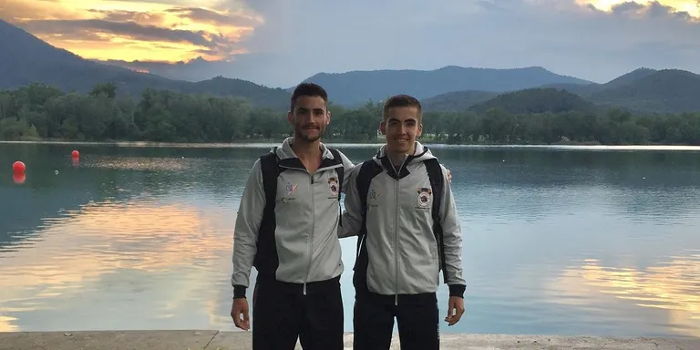 HONDARRIBIA ARRAUN ELKARTEKO IBAI CAMARERO ETA XABIER IRIGARAY ESPAINIAKO SELEKZIOAREKIN