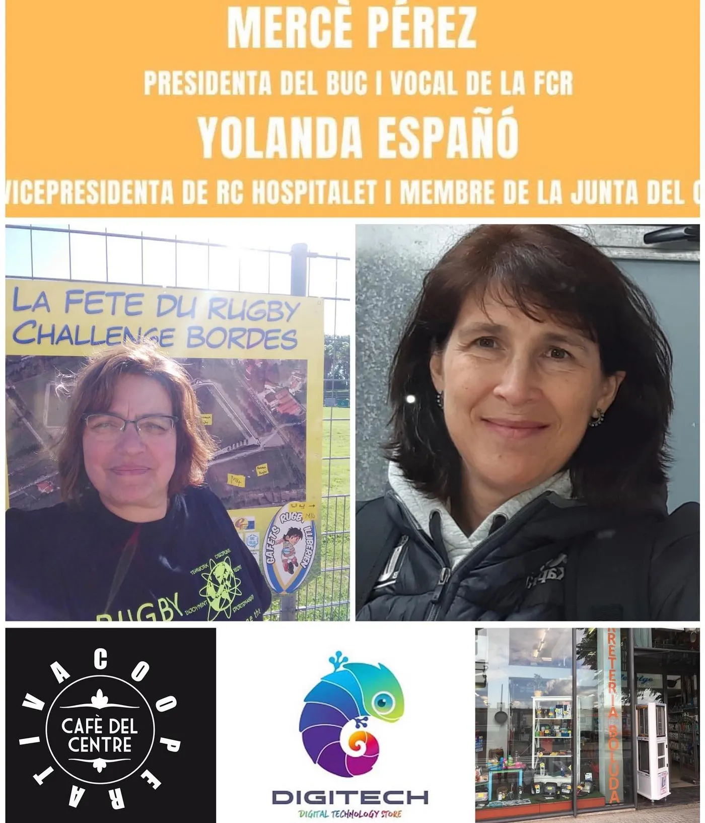 La secció de Touch Rugby del Centre Democràtic va convocar una conferència col.loqui sobre dones directives en el món del rugby ahir diumenge
