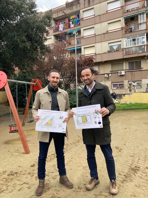 L'Ajuntament engega la reforma de tres parcs del barri del Bugarai