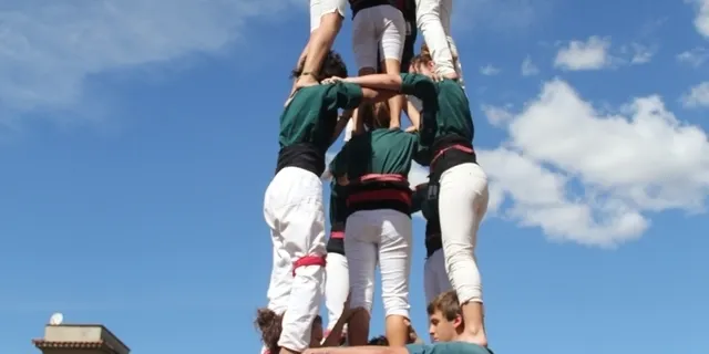 Els Castellers de Caldes acaben la temporada amb la seva millor actuació