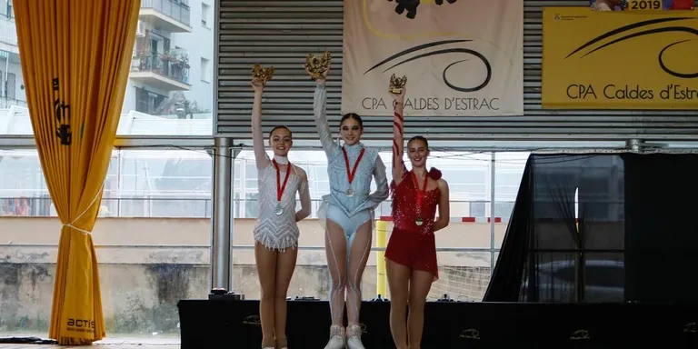 La patinadora calderina Elna Francès guanya el Campionat de Barcelona en la primera temporada com a júnior