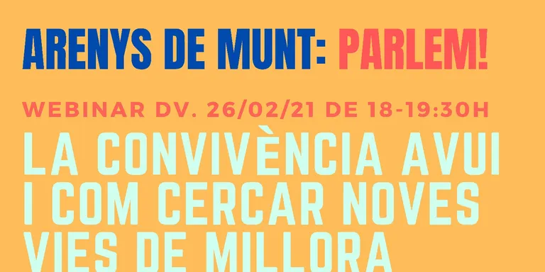 Mediació prepara per aquesta tarda un webinar sobre convivència a Arenys de Munt