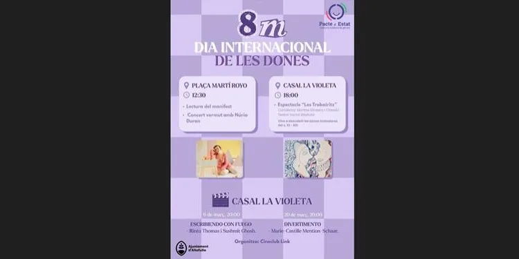 Cultura i esport, les propostes de l’Ajuntament d’Altafulla per commemorar el Dia de les Dones