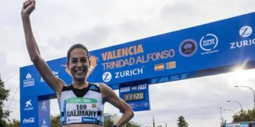 Marta Galimany marca nou temps personal a la mitja marató de València