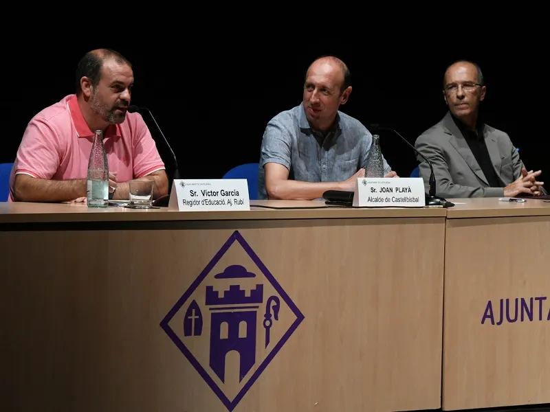 Víctor García Correas, durant la seva intervenció