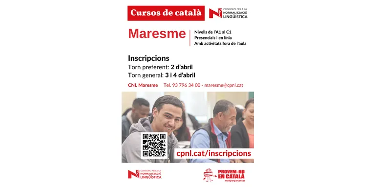 Comencen les inscripcions pels cursos de català de diversos nivells