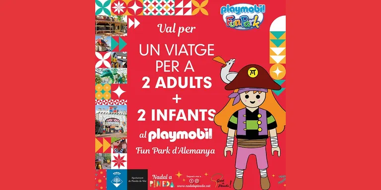 Gent de Pineda sorteja un viatge per a dos adults i dos infants al Fun Park Playmobil d'Alemanya