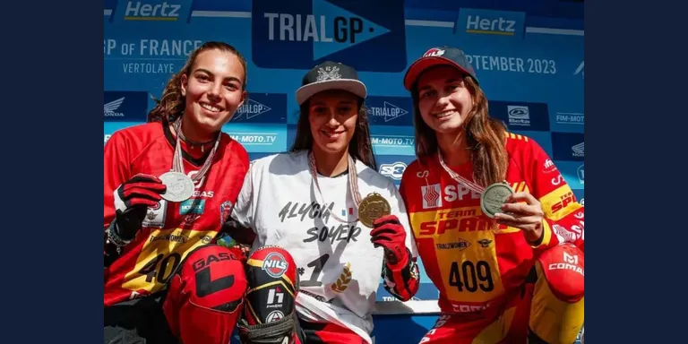 Laia Pi acaba el Mundial de Trial amb medalla de bronze