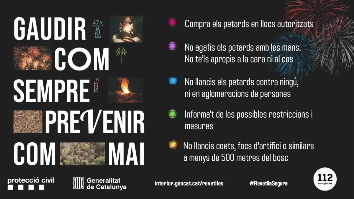 BAN per a les revetlles de Sant Joan i Sant Pere