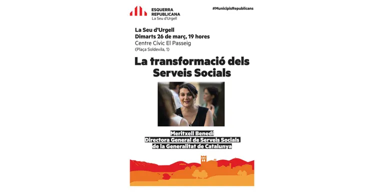 ERC la Seu organitza una xerrada sobre 'La transformació dels Serveis Socials'