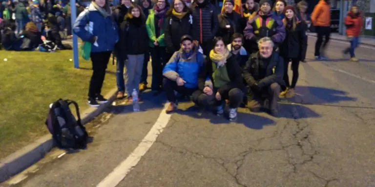 Una vintena de rubinencs van a Puigcerdà convocats pel CDR de Rubí