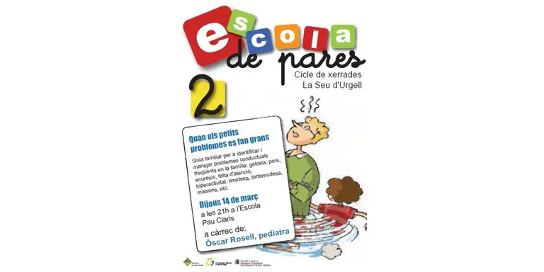 'Quan els petits problemes es fan grans', nova xerrada de l'Escola de Pares de la Seu