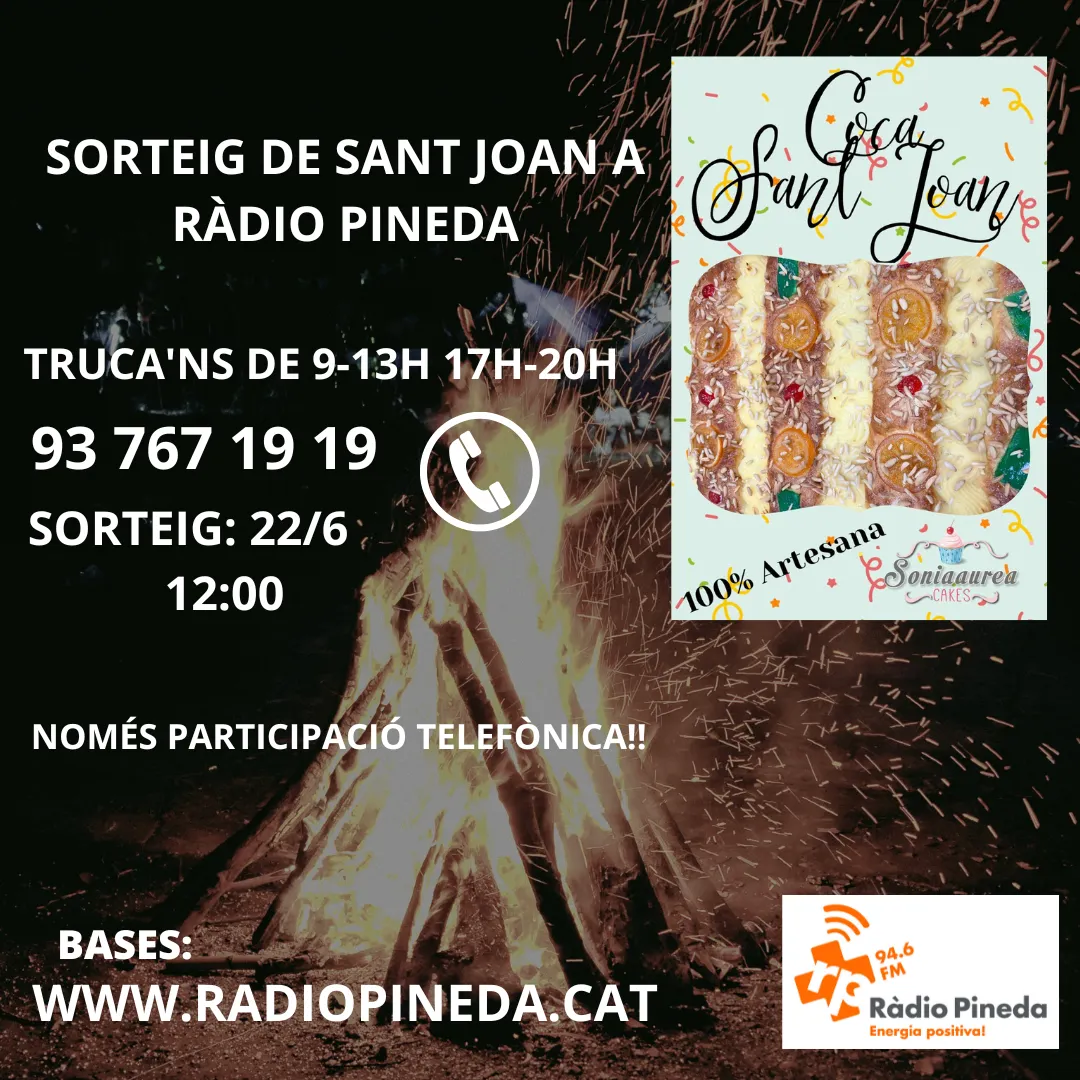 Bases sorteig coca de Sant Joan 2023