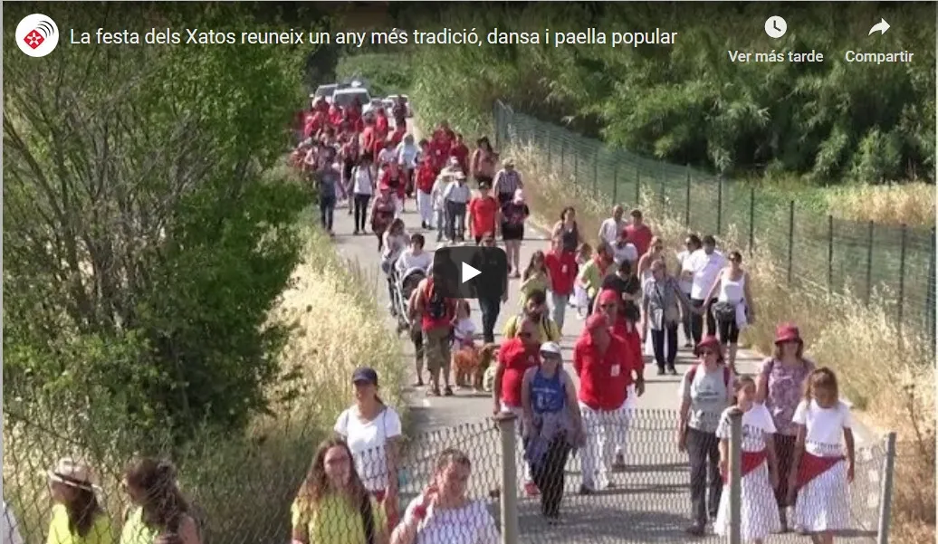 La Festa dels Xatos reuneix un any més tradició, dansa i paella popular