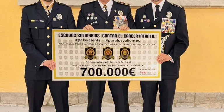 La Policia de Cambrils ha recollit la meitat dels diners de la campanya solidària #PelsValents
