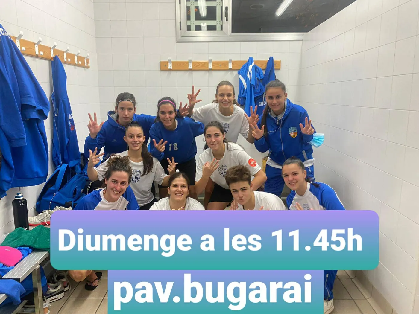 L'equip femení de futbol sala rep a les cueres de la lliga al Bugarai