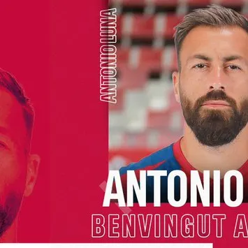 Roda de premsa de presentació d'Antonio Luna
