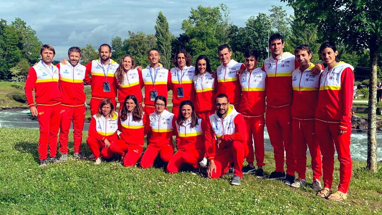 Equip estatal d'eslàlom (Foto: RFEP)
