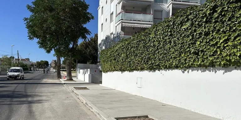 Enllestida la reparació de la vorera de la carretera de la Pobla
