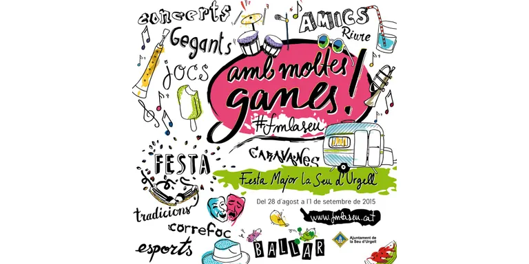 La Seu fomenta la participació a la Festa Major, que enguany té com a lema 'Amb moltes ganes!'