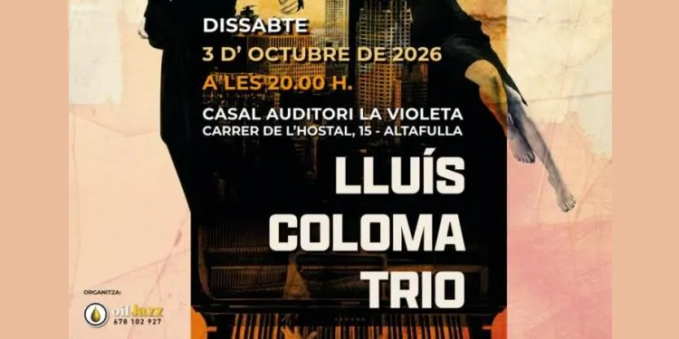 Altafujazz porta aquest dissabte a La Violeta el blues i el boogie-woogie de Lluís Coloma Trio