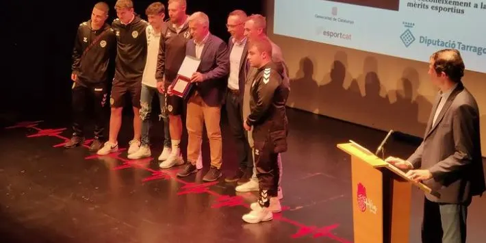 El Juvenil del Centre d'Esports Constantí és guardonat amb un dels Premis del Consell Esportiu del Tarragonès