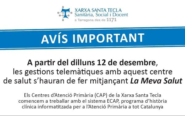 Foto: Xarxa Santa Tecla