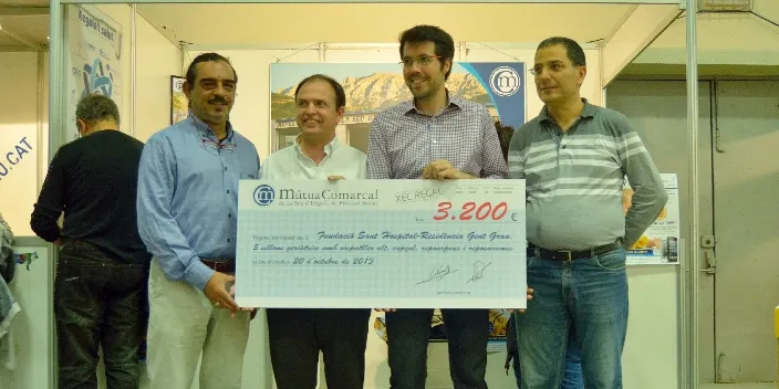 La Fundació Sant Hospital rep una donació de 3.200 euros