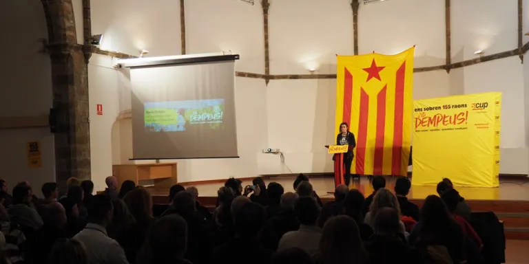 21-D | Xènia Antona defensa que es comenci a implantar la República Catalana i la Vegueria de l'Alt Pirineu