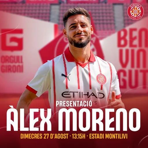 Roda de Premsa de presentació d'Àlex Moreno