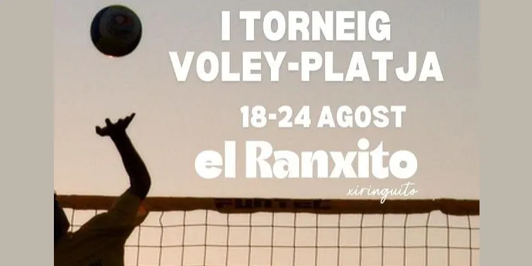 I Torneig de Vòlei – Platja d’Altafulla, del 18 al 24 d’agost