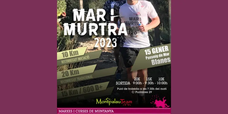 Una vintena de corredors pinedencs participaran diumenge a la mítica cursa Mar i Murtra de Blanes