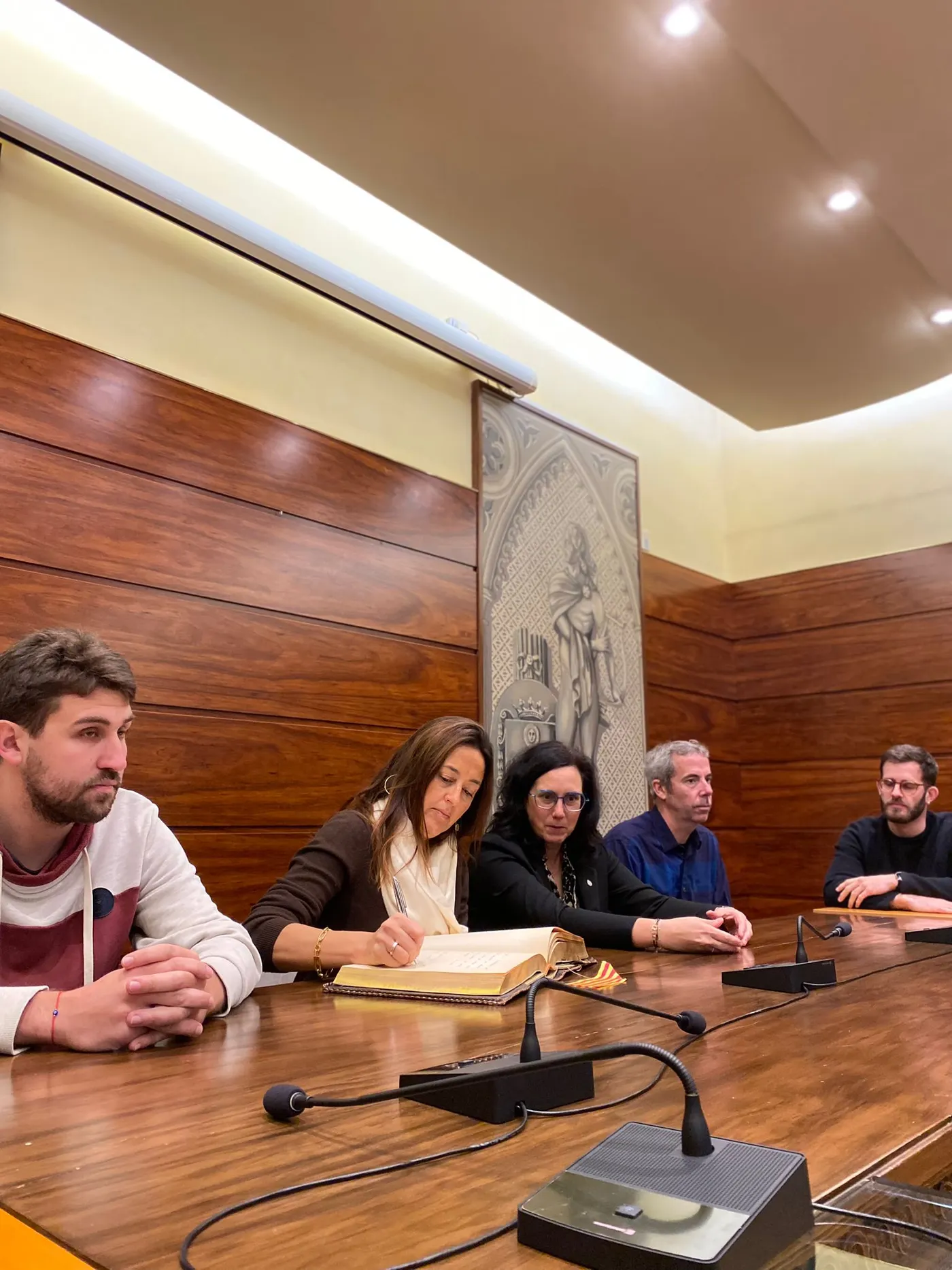 La consellera d'Educació i Formació Professional, Esther Niubó, fa una visita al Solsonès