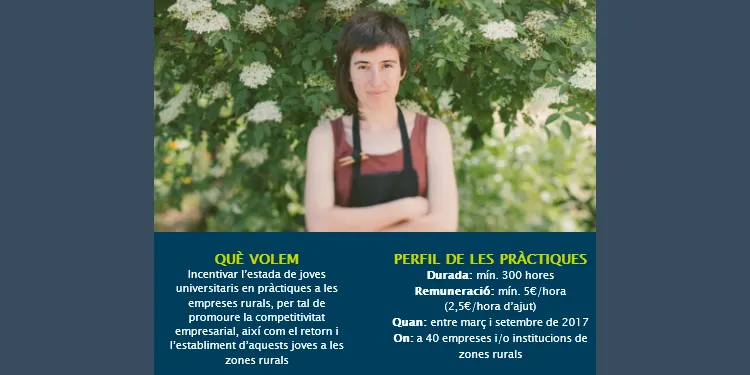 S’obren les inscripcions al Pràcticum Odisseu, que promou les pràctiques universitàries en empreses del món rural