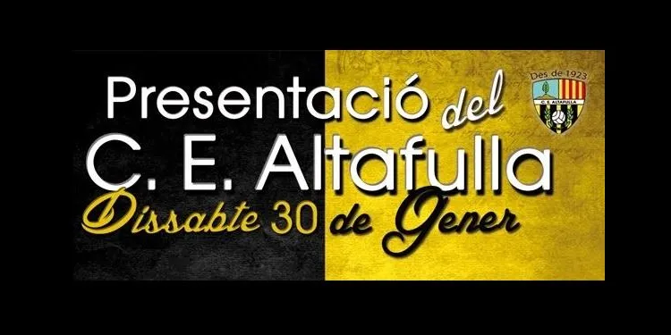 Presentació oficial de la temporada 2015-2016 del CE Altafulla