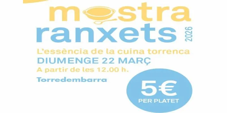 Aquest diumenge se celebra la Mostra de Ranxets de Torredembarra