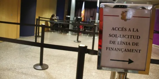 Empreses afectades pel cas BPA es comencen a acollir als ajuts del Govern d'Andorra
