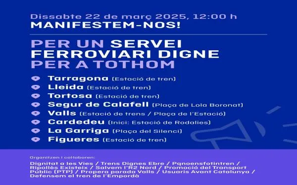 Foto: Dignitat a les Vies