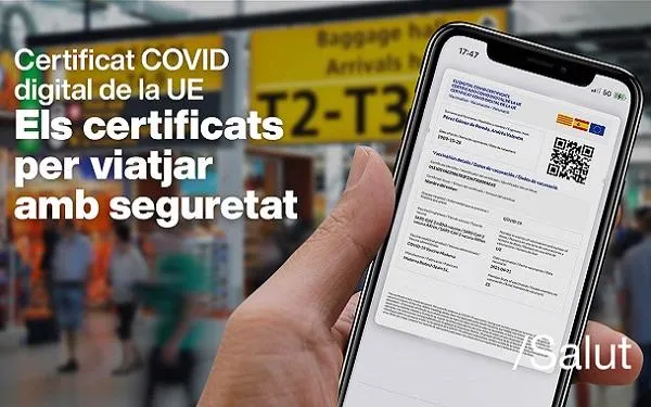 Sanitat insisteix que el certificat Covid europeu no és per accedir a restaurants o altres establiments
