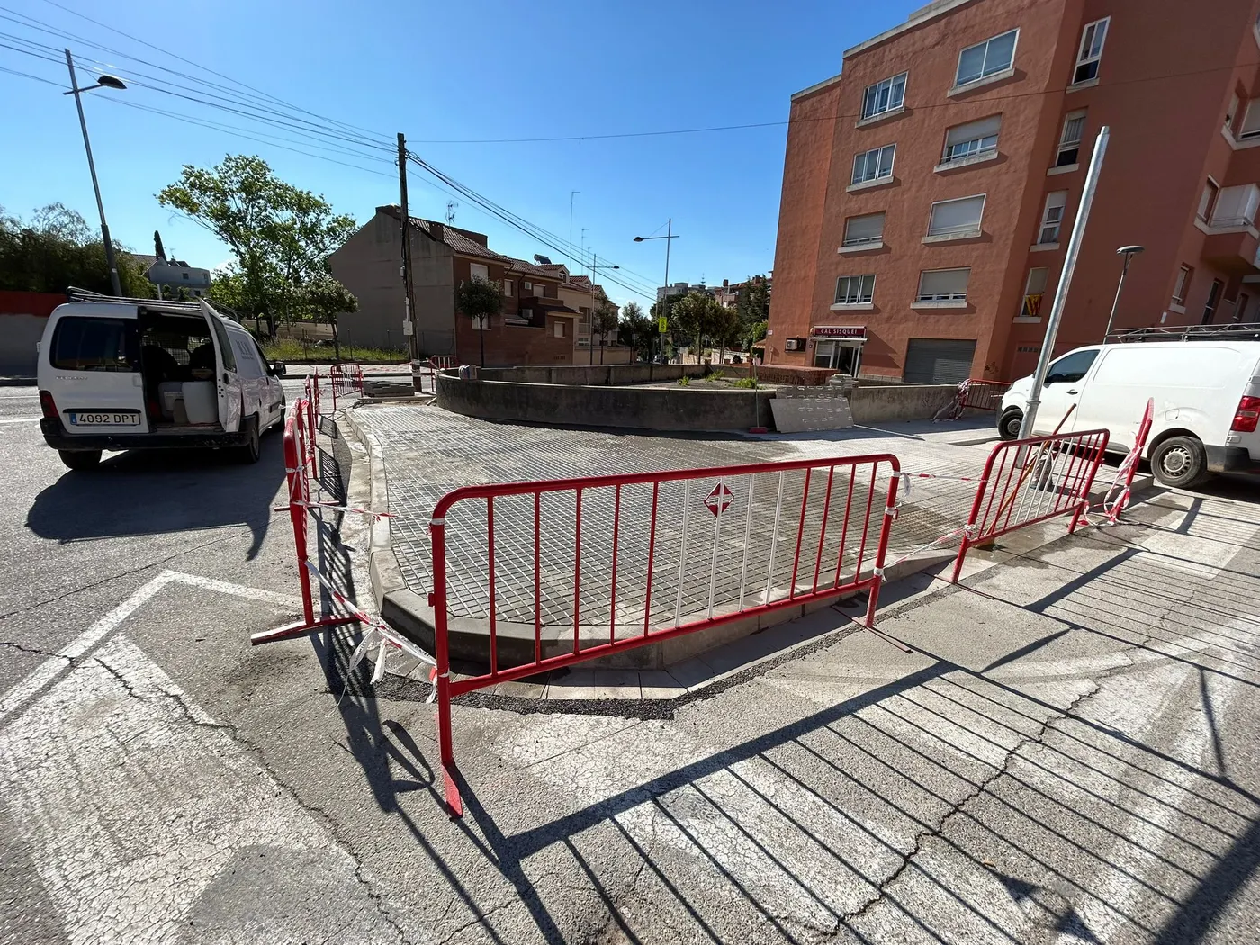 Obres d’ordenació de l’entrada de Valls per la carretera de Montblanc