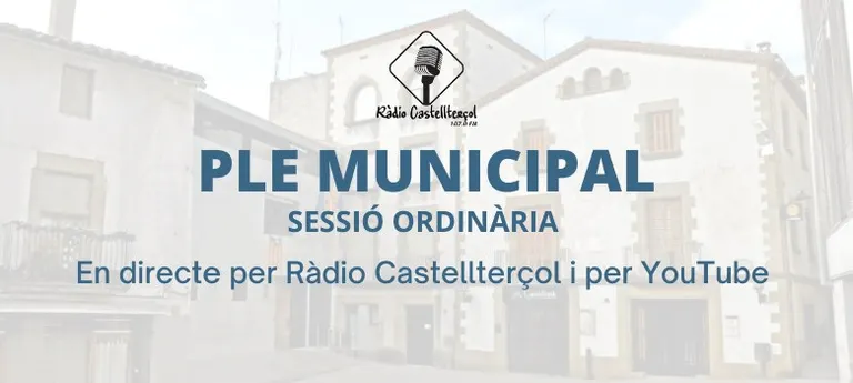 Ple Municipal – Sessió ordinària 30/11
