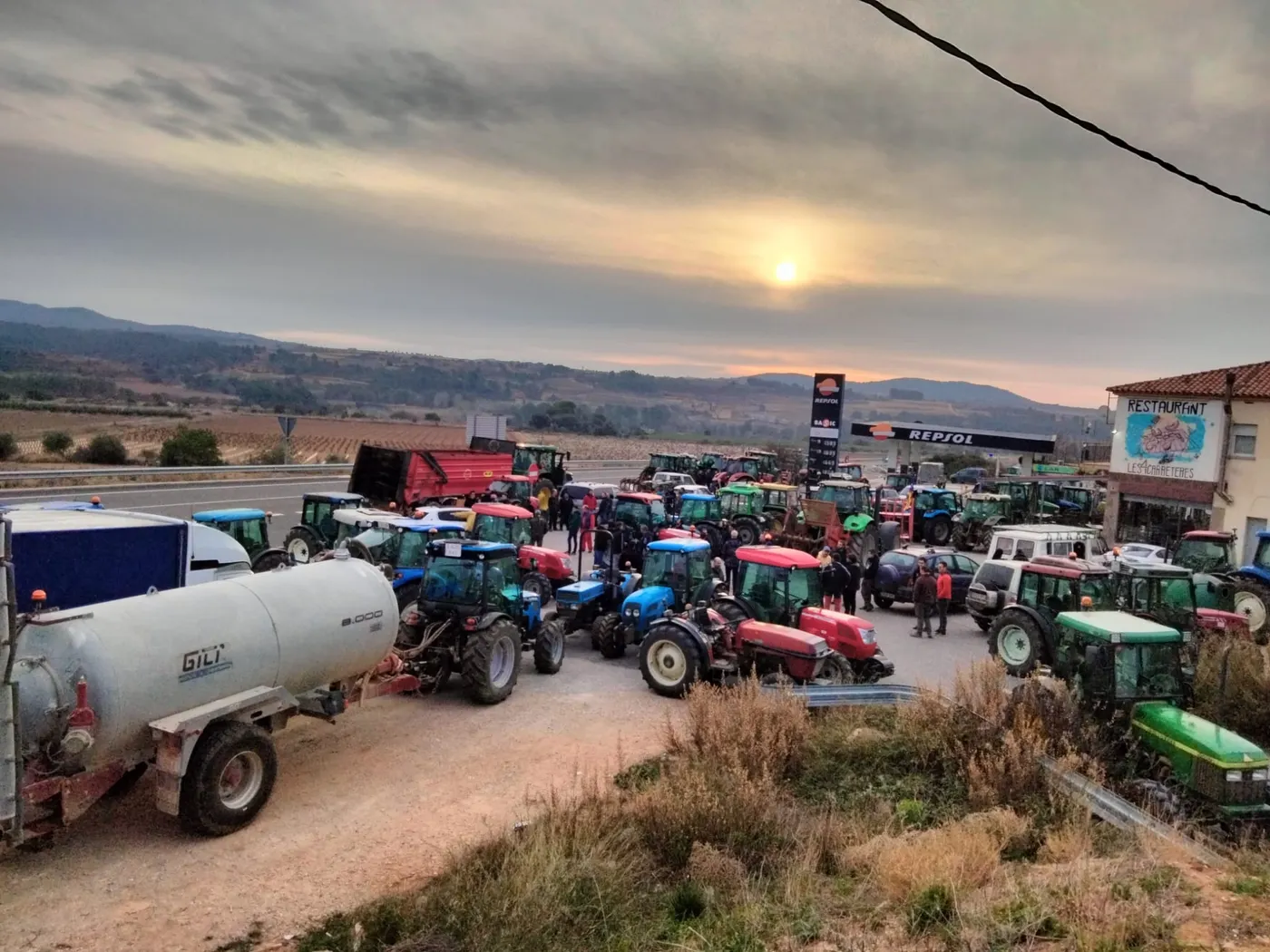 Mobilitzacions de la pagesia a les carreteres de l’Alt Camp i la Conca de Barberà