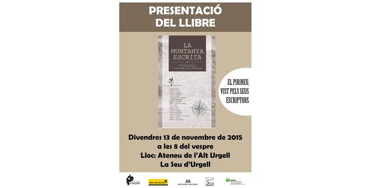 Presentació a la Seu del llibre 'La muntanya escrita'