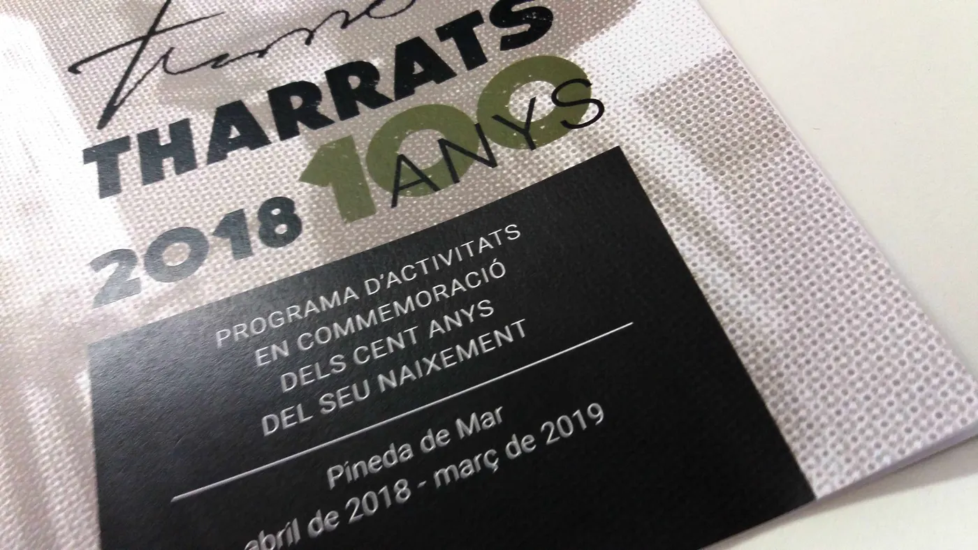 Dissabte es presenten a Pineda els actes del Centenari de Tharrats