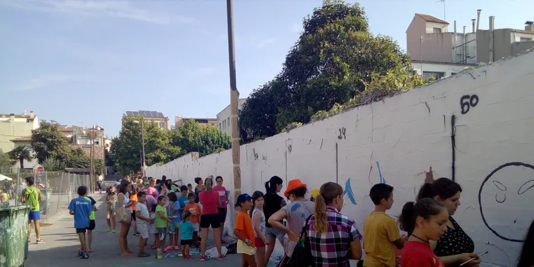Gairebé 400 participants a la XXXI Pintada de Murals d'Agramunt